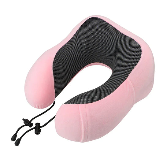 Soft Travel Pillow – U-Shaped Memory Foam Neck Cushion for Travel & Healthcare