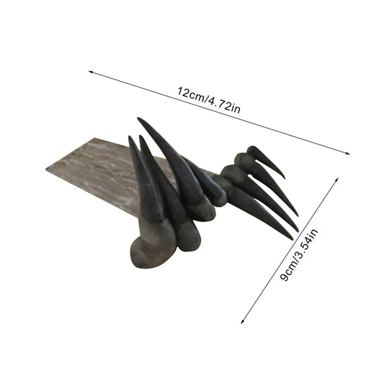 Thriller Devil's Hand Bookmark – Witch Hand Art Figurine for Halloween & Horror Lovers