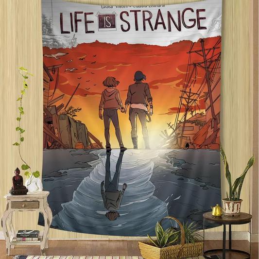 Life is Strange 2 Printed Wall Tapestry – Large Hanging Rug for Tarot, Hippie & Dorm Decor
